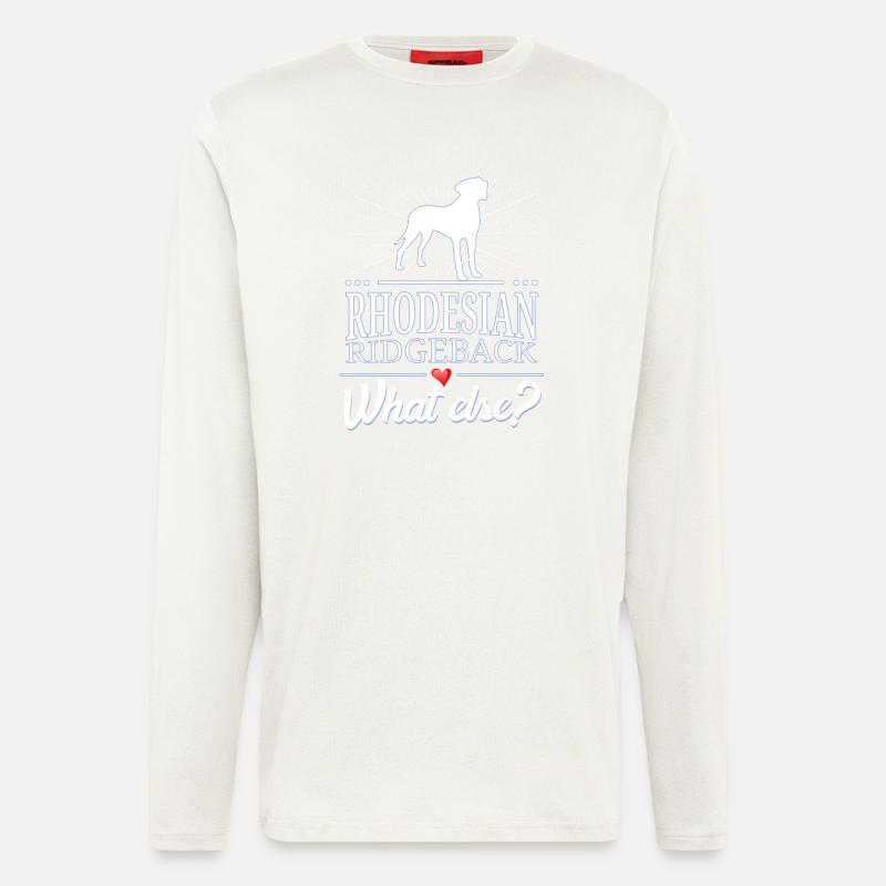 Rhodesian Ridgeback what else? - Langarmshirt - made by SPREAD  - OFF WHITE