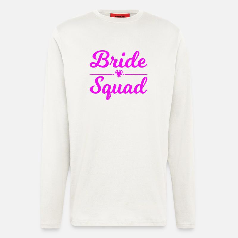 Bride Squad Team Bride - Longsleeve - made by SPREAD  - OFF WHITE