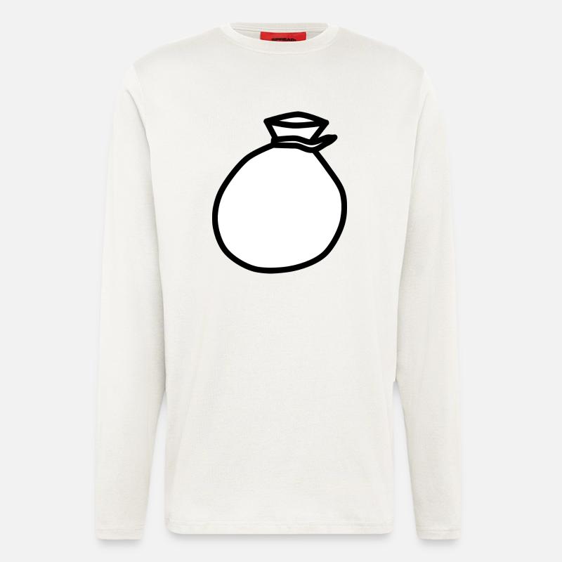 backpack suitcase backpack bag briefcase36 - Longsleeve - made by SPREAD - OFF WHITE