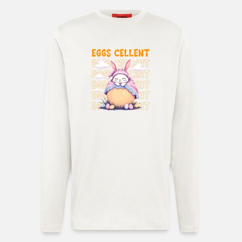 Eggs Cellent - Longsleeve - made by SPREAD  - OFF WHITE
