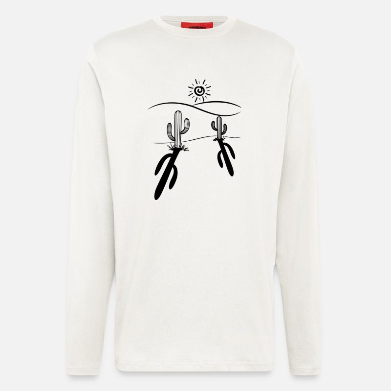 Kaktus - Langarmshirt - made by SPREAD  - OFF WHITE