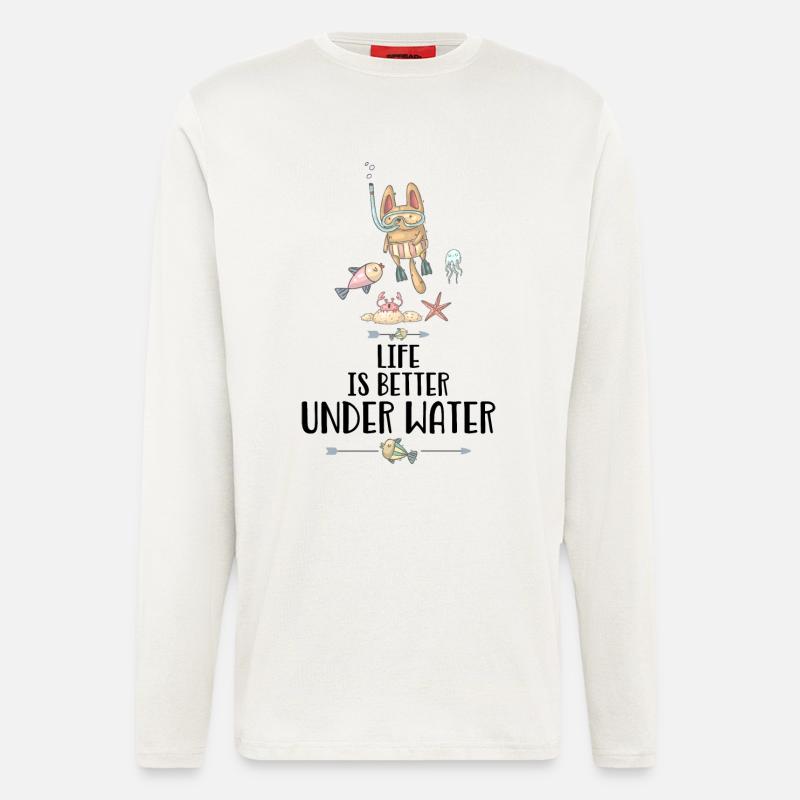 Diver - Longsleeve - made by SPREAD - OFF WHITE