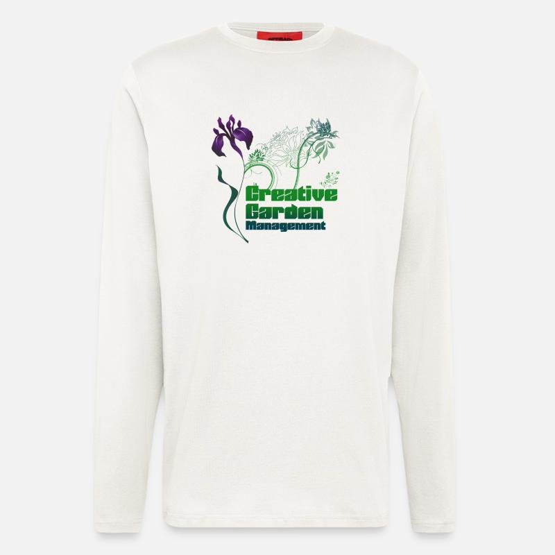 Creative Garden Management - Langarmshirt - made by SPREAD  - OFF WHITE