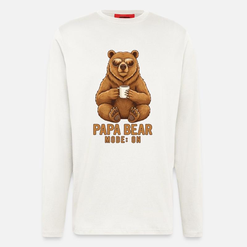 Papa Bear - Langarmshirt - made by SPREAD  - OFF WHITE