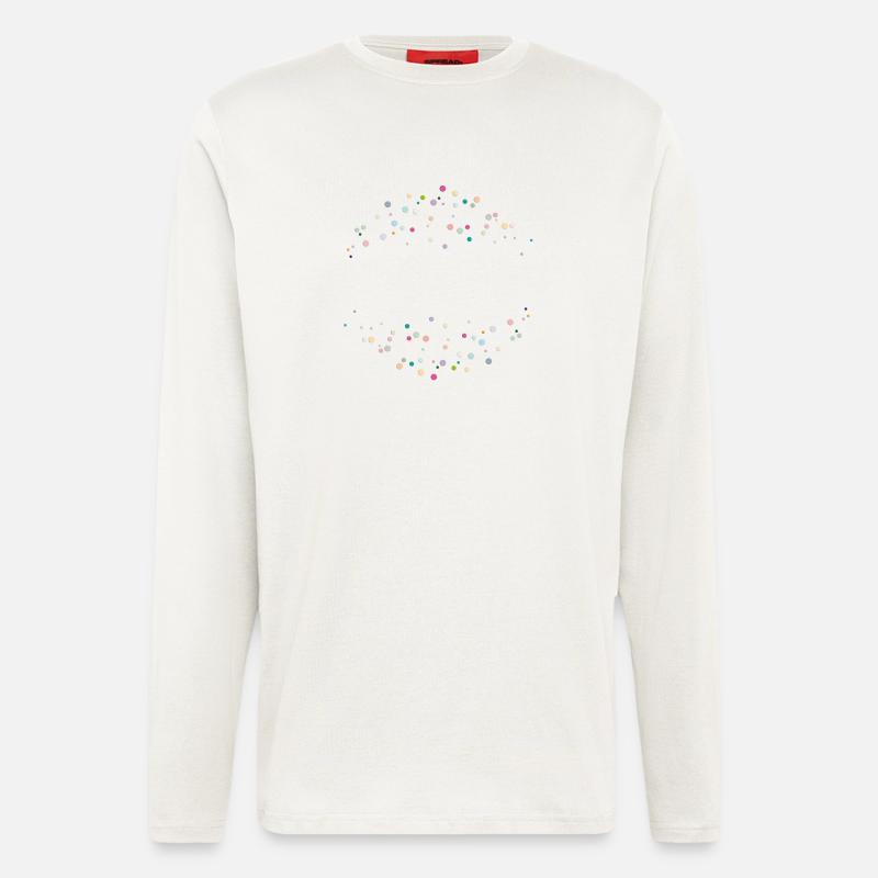 bunte_punkte - Longsleeve - made by SPREAD  - OFF WHITE