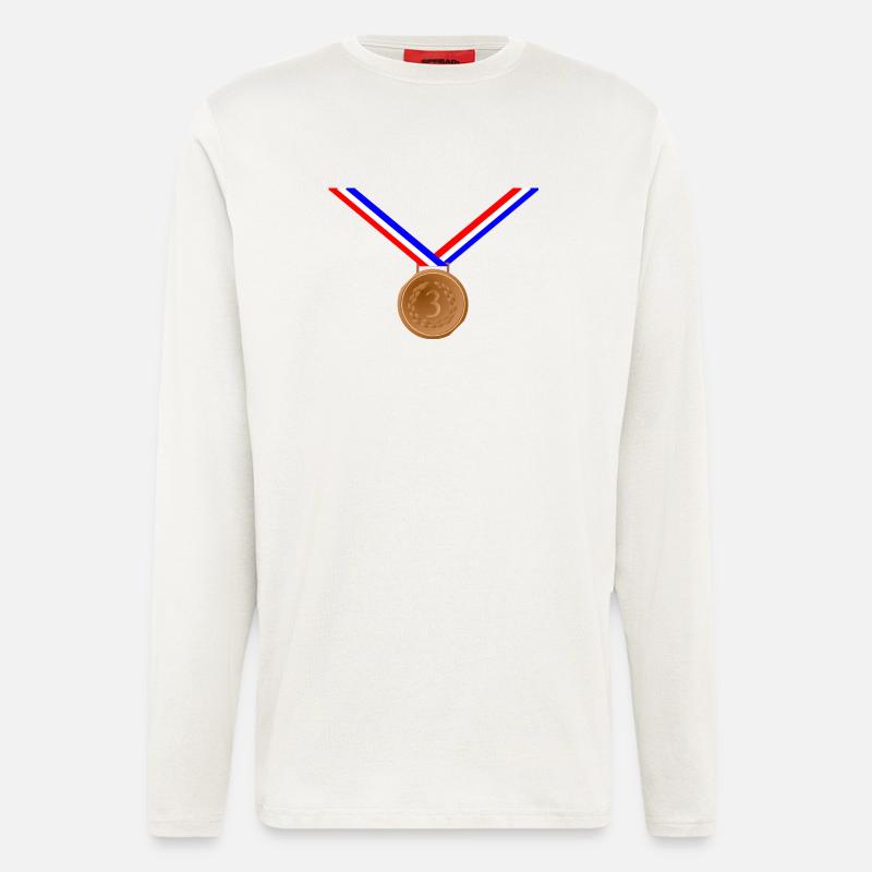 Bronze Medal 3rd - Longsleeve - made by SPREAD  - OFF WHITE
