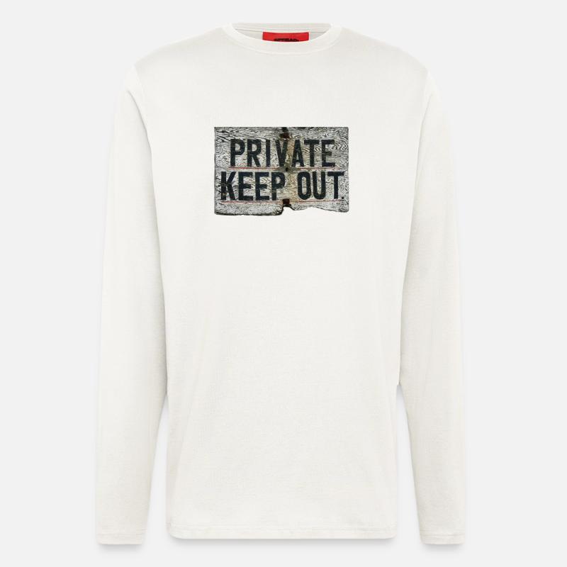 PRIVATE - Langarmshirt - made by SPREAD  - OFF WHITE