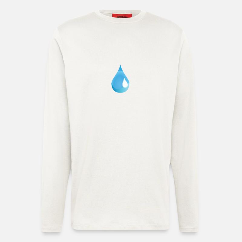 Tear Drop - Langarmshirt - made by SPREAD  - OFF WHITE