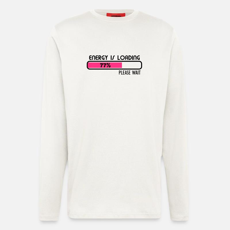Energy loading - V2 - Langarmshirt - made by SPREAD  - OFF WHITE