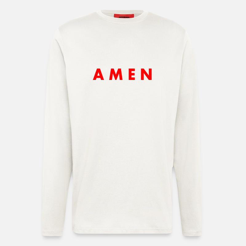 Amen - Manches longues bio décontracté fabriqué en UE - OFF WHITE