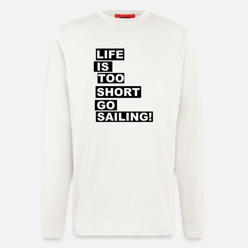 Go Sailing! - Langarmshirt - made by SPREAD  - OFF WHITE