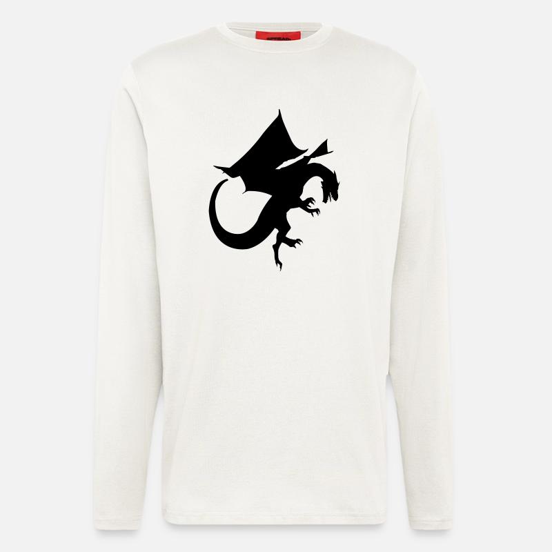 Drache - Langarmshirt - made by SPREAD  - OFF WHITE