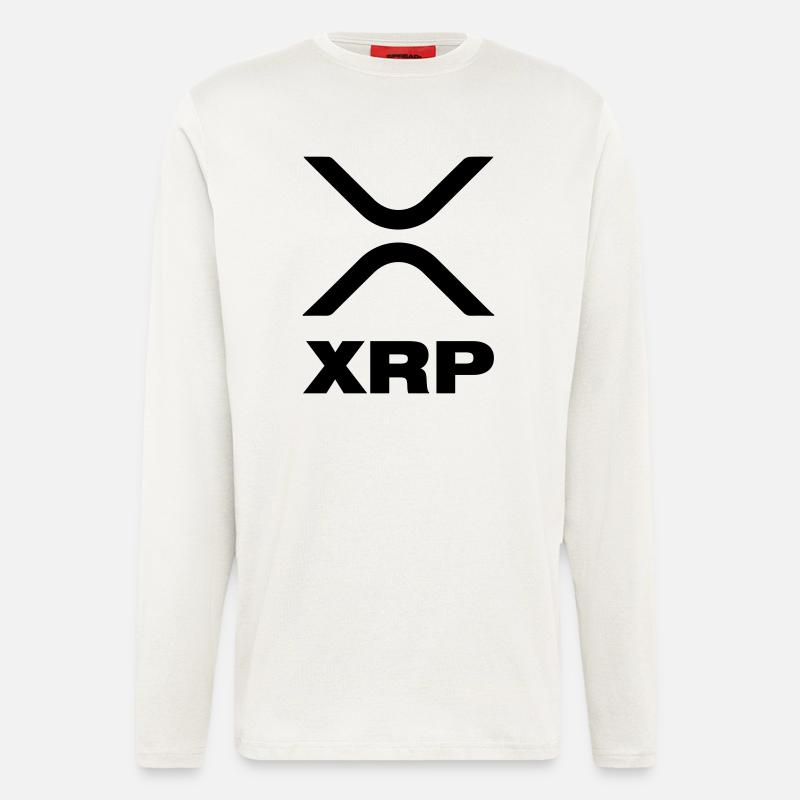 xrp_logo - Langarmshirt - made by SPREAD  - OFF WHITE