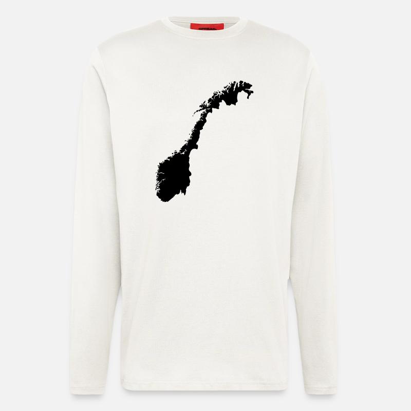 Norwegen - Langarmshirt - made by SPREAD  - OFF WHITE