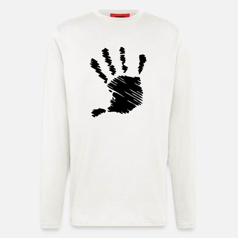Hand right - Langarmshirt - made by SPREAD  - OFF WHITE