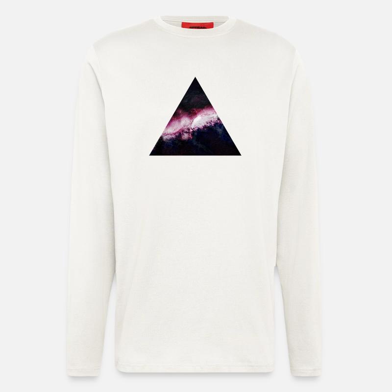 triangle galaxy - Longsleeve - made by SPREAD  - OFF WHITE