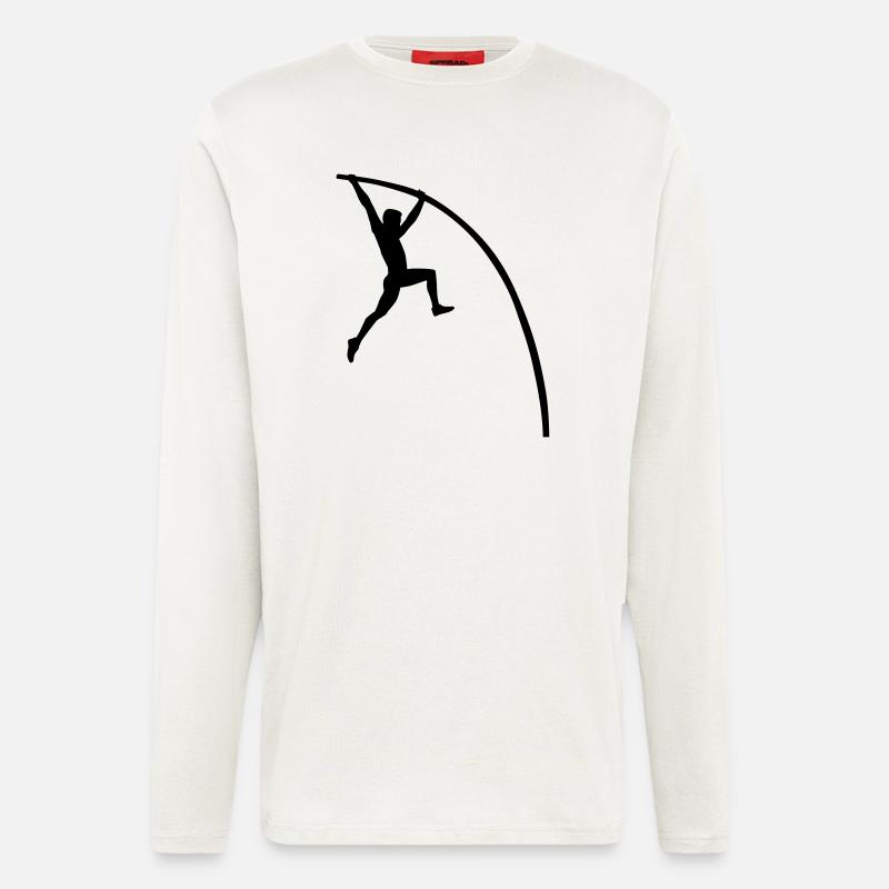 Stabhochsprung - Langarmshirt - made by SPREAD  - OFF WHITE