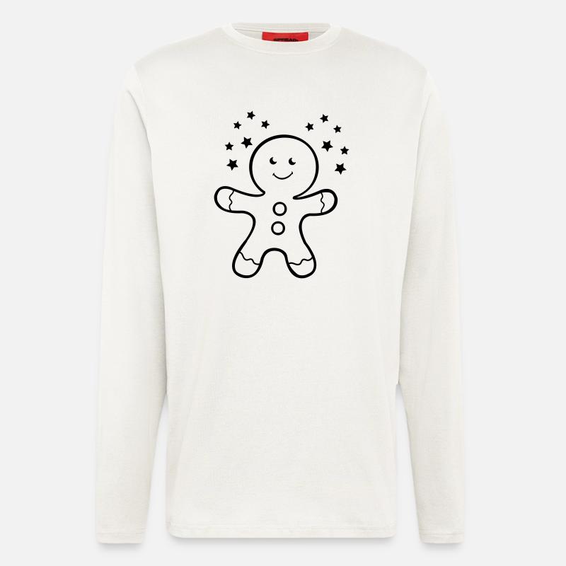 lebkuchenmann - Langarmshirt - made by SPREAD  - OFF WHITE