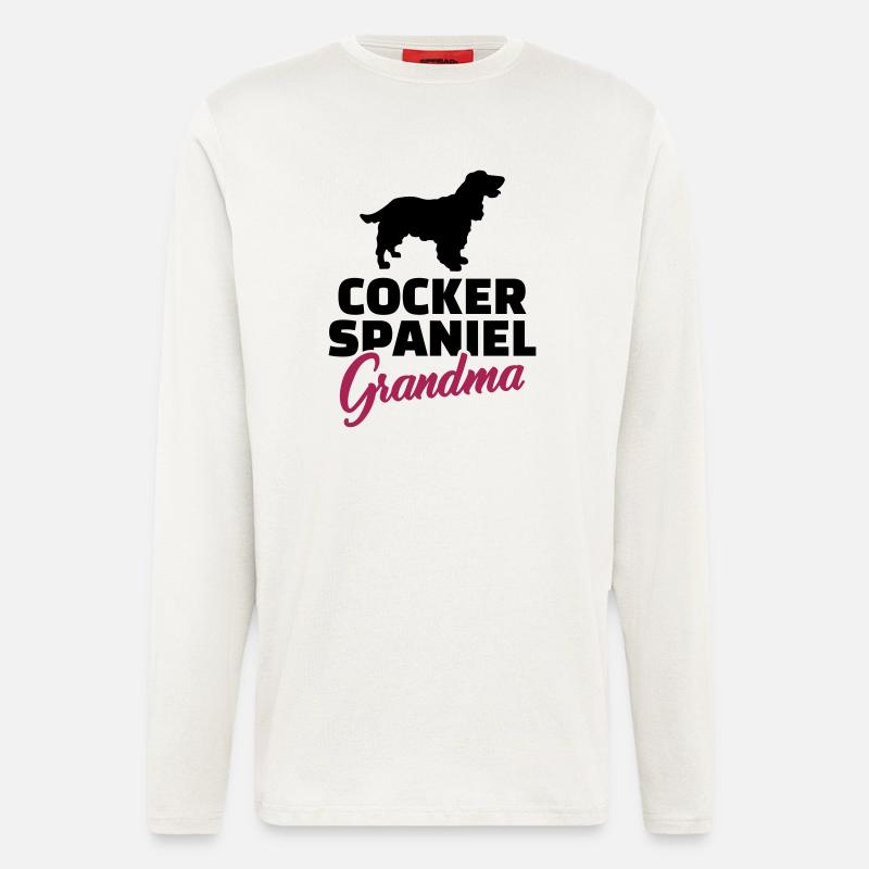Cocker Spaniel - Langarmshirt - made by SPREAD  - OFF WHITE