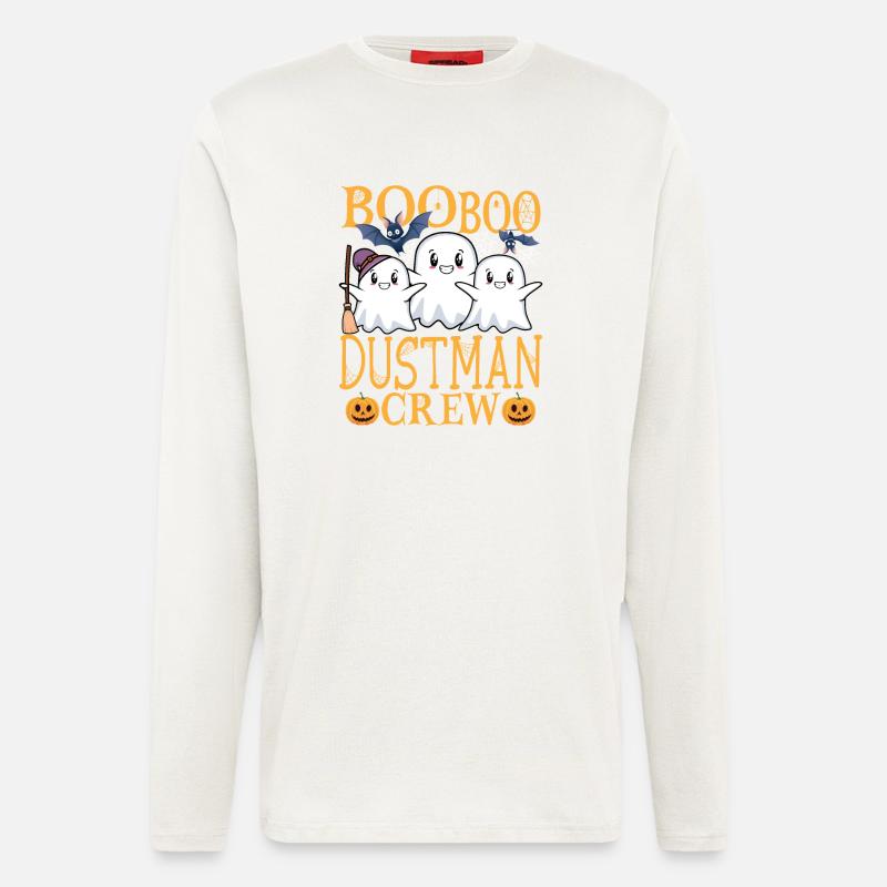 Müllmann Beruf Müllabfuhr Müllwerker - Langarmshirt - made by SPREAD  - OFF WHITE