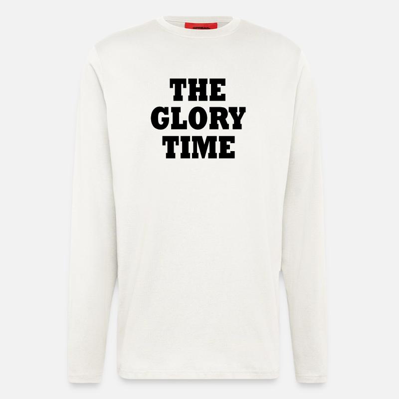 The glory time - Langarmshirt - made by SPREAD  - OFF WHITE