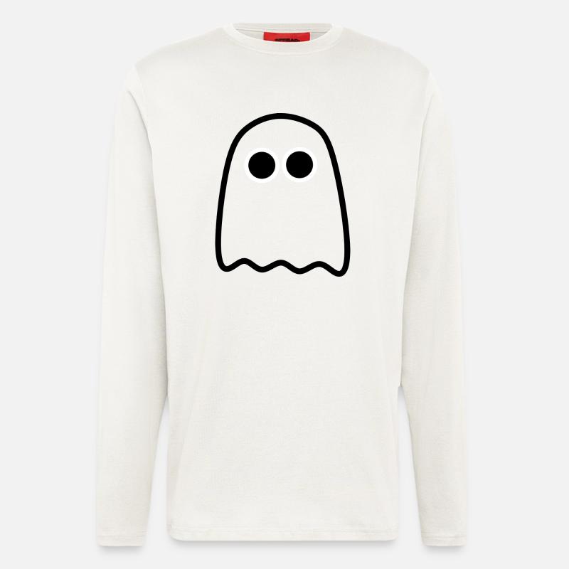 gespenst,geist,comic,kinder - Langarmshirt - made by SPREAD  - OFF WHITE