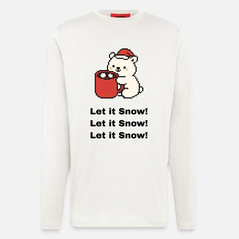 süßer Eisbär - Langarmshirt - made by SPREAD  - OFF WHITE