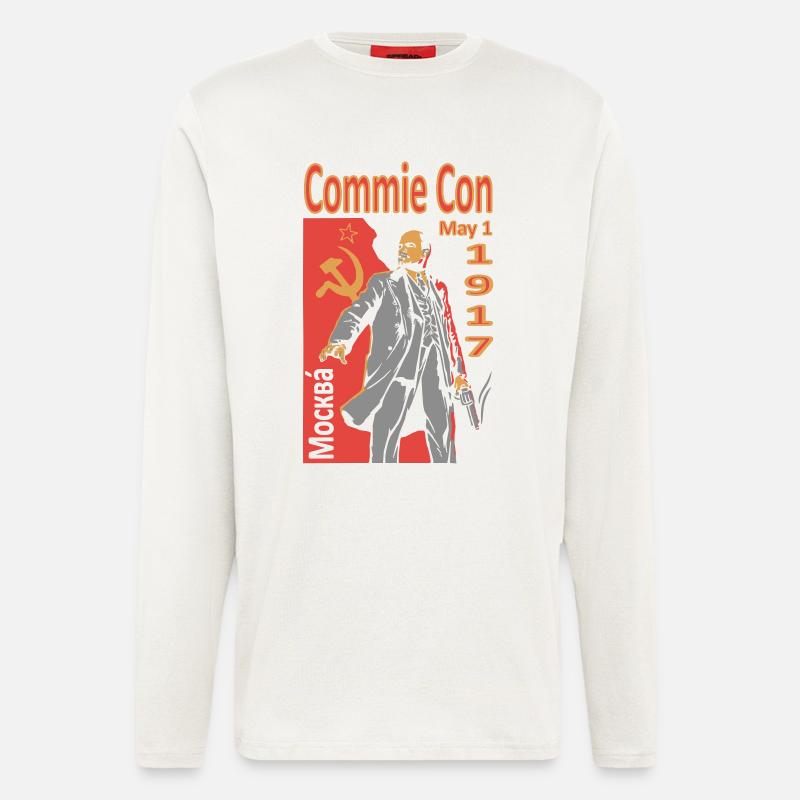 CommieCon1917 - Langarmshirt - made by SPREAD  - OFF WHITE