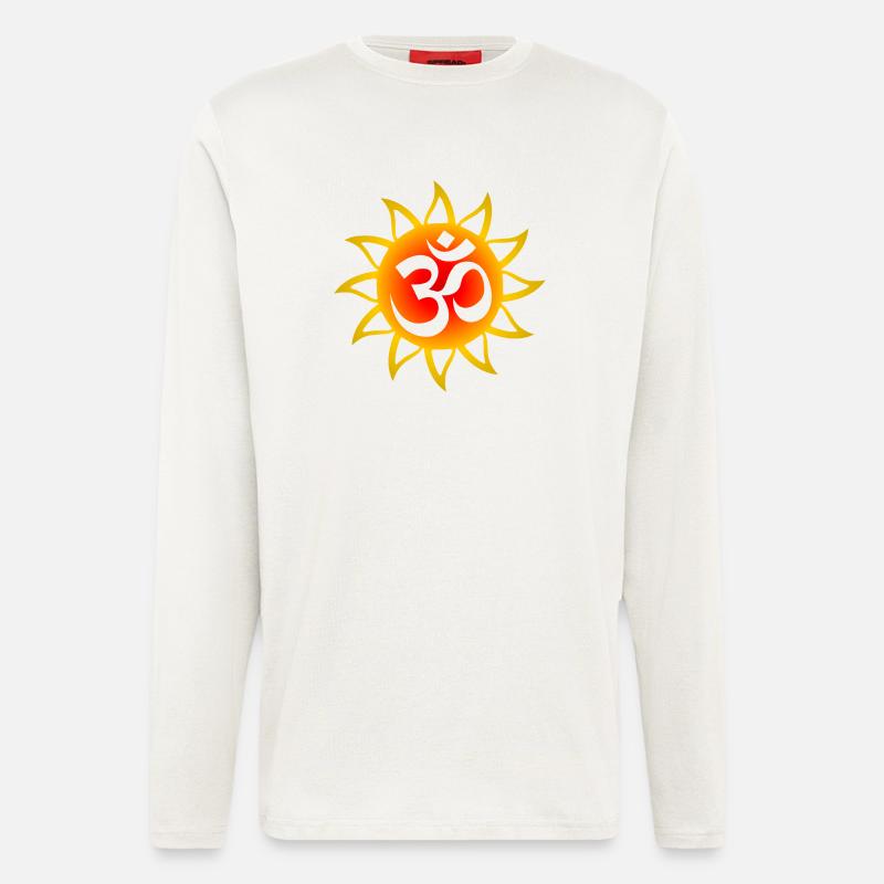 Om Sonne - Langarmshirt - made by SPREAD  - OFF WHITE