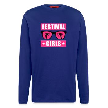Festival T-Shirt, Konzert T-Shirt, Party T-Shirt - Langarmshirt - made by SPREAD  - OFF WHITE - Vorne