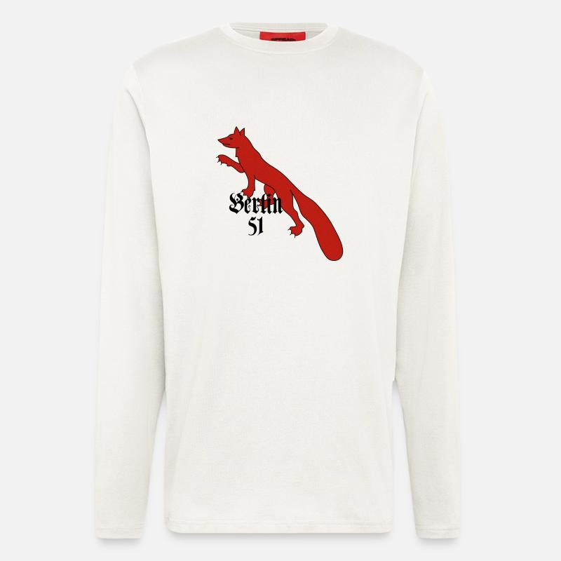 b51_reinickendorf_dark - Langarmshirt - made by SPREAD  - OFF WHITE