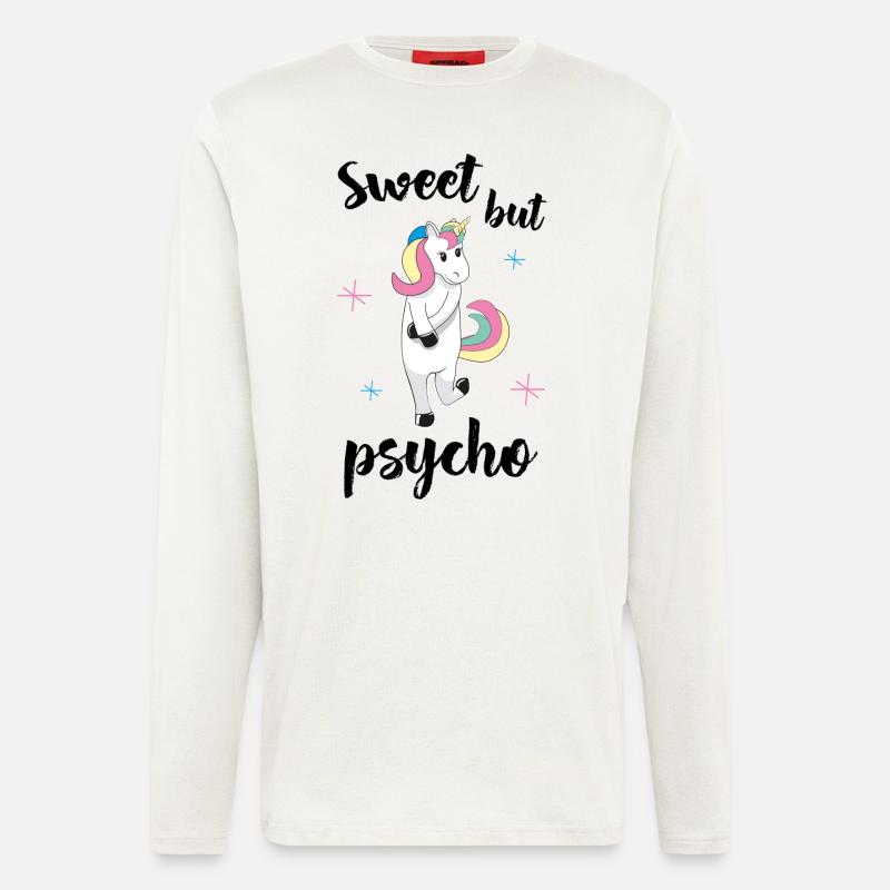Sweet but psycho - Langarmshirt - made by SPREAD  - OFF WHITE