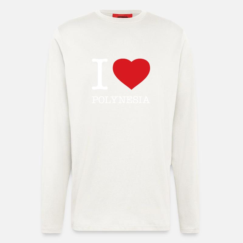 I LOVE POLYNESIA - Langarmshirt - made by SPREAD  - OFF WHITE