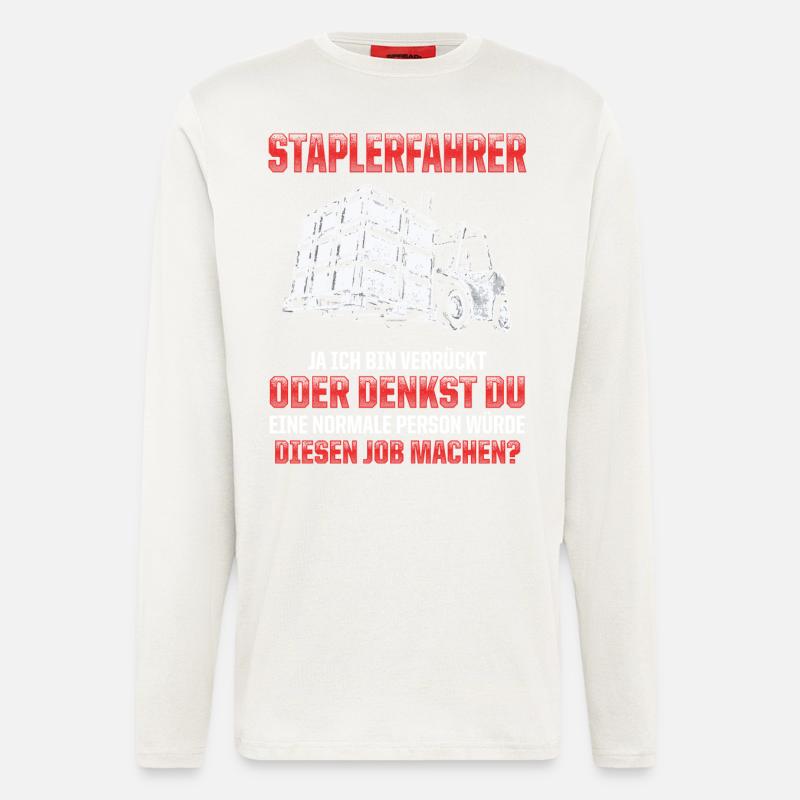 STAPLERFAHRER SPRUCH - Langarmshirt - made by SPREAD  - OFF WHITE