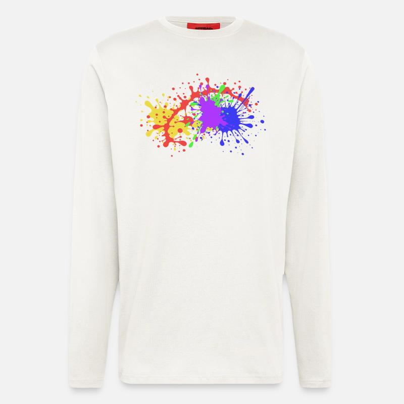 Splash Gift Striking - Longsleeve - made by SPREAD  - OFF WHITE
