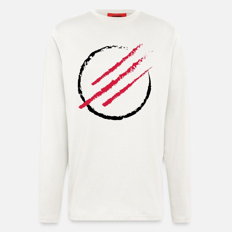 Scratch the Circle - Longsleeve - made by SPREAD  - OFF WHITE