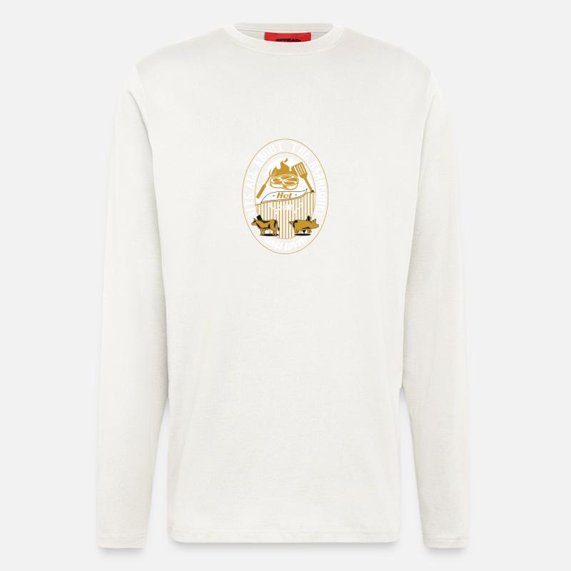 its all aabout bbq - Longsleeve - made by SPREAD  - OFF WHITE