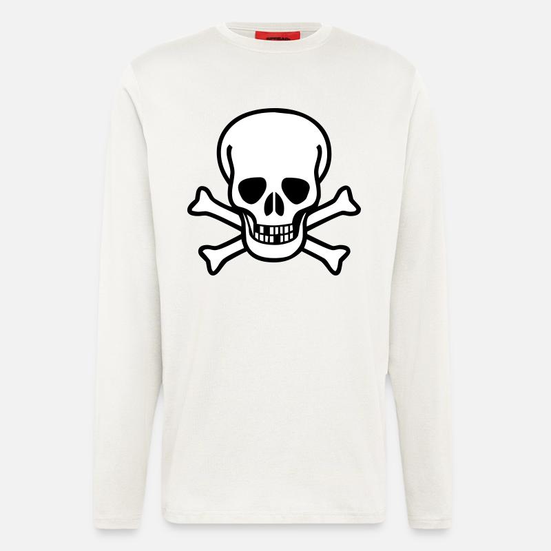 Skull - Longsleeve - made by SPREAD  - OFF WHITE