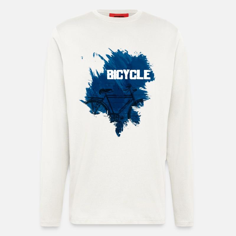 Bicycle - Langarmshirt - made by SPREAD  - OFF WHITE