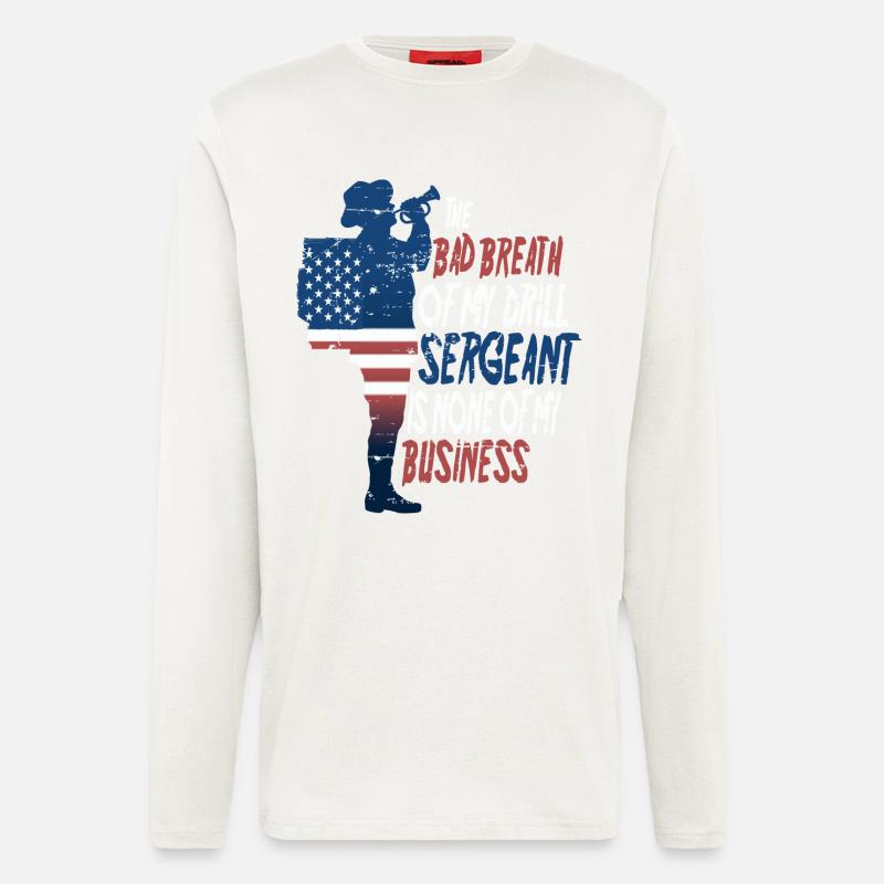 Drill Sergeant - Langarmshirt - made by SPREAD  - OFF WHITE
