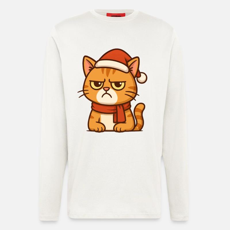 Grumpy Christmas hangover - Longsleeve - made by SPREAD  - OFF WHITE