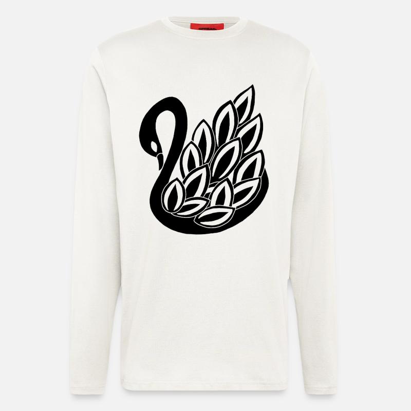 Der Schwarze Schwan - Langarmshirt - made by SPREAD  - OFF WHITE
