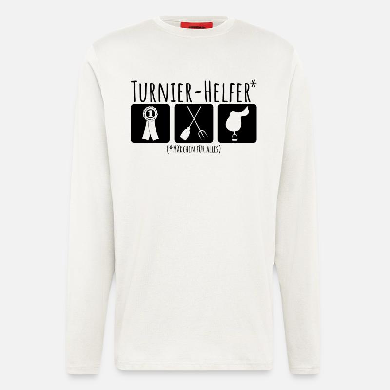 Turnier-Helfer - Langarmshirt - made by SPREAD  - OFF WHITE
