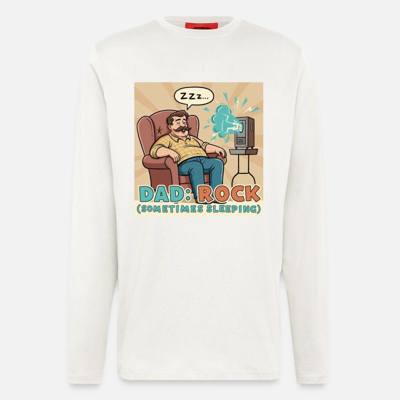 Dad: Rock - Longsleeve - made by SPREAD  - OFF WHITE