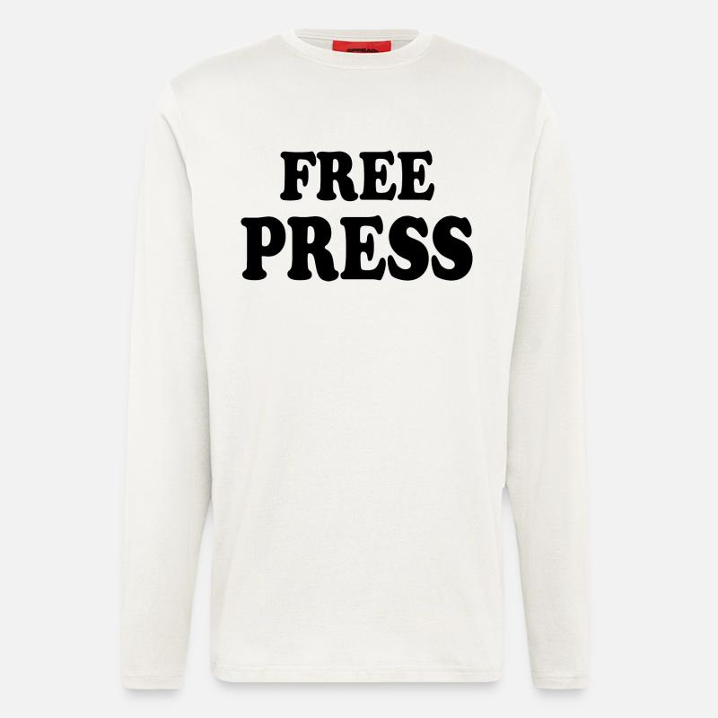 Free press - Langarmshirt - made by SPREAD  - OFF WHITE