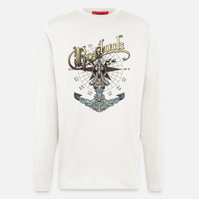Rostock anchor - Longsleeve - made by SPREAD  - OFF WHITE