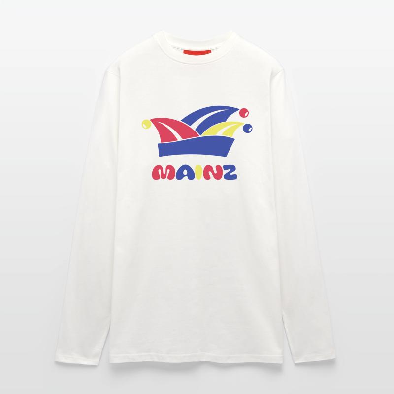Fasching Narrenkappe Mainz 1, 2 oder 3 Farben Langarmshirt - made by SPREAD 
