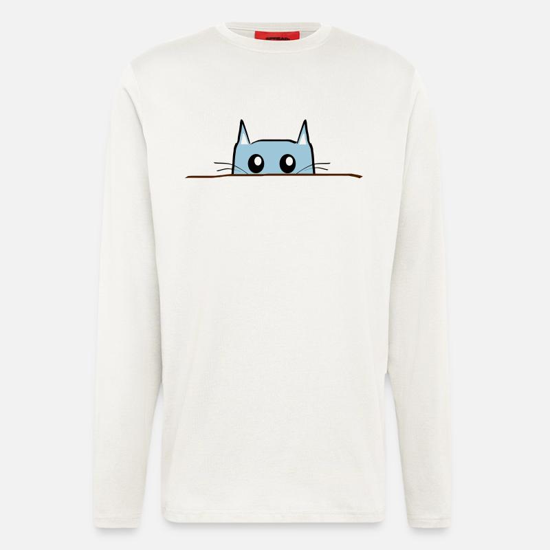 Cat Comic Table - Longsleeve - made by SPREAD  - OFF WHITE