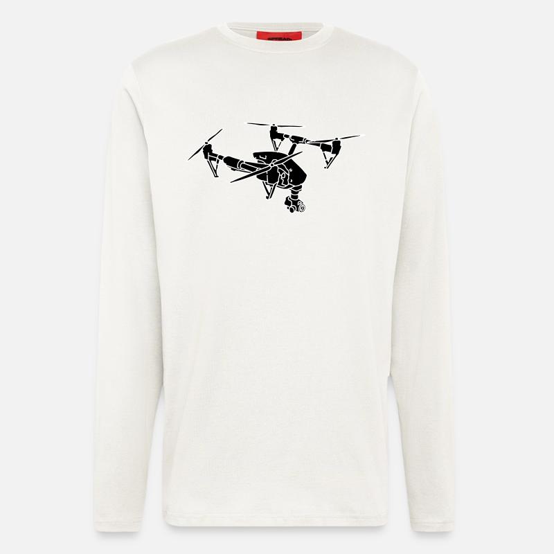 Drone (UAS) 2 - Longsleeve - made by SPREAD  - OFF WHITE