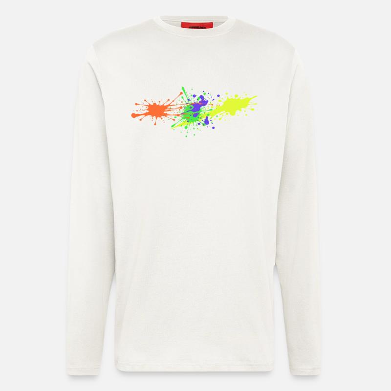 Paint Splash Gift Artist - Longsleeve - made by SPREAD  - OFF WHITE